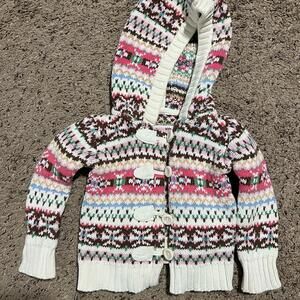 Genuine Kids from OshKosh Toddler Sweater Hoodie 18M